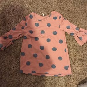Pink with Blue Dots Lime n Chili Shirt